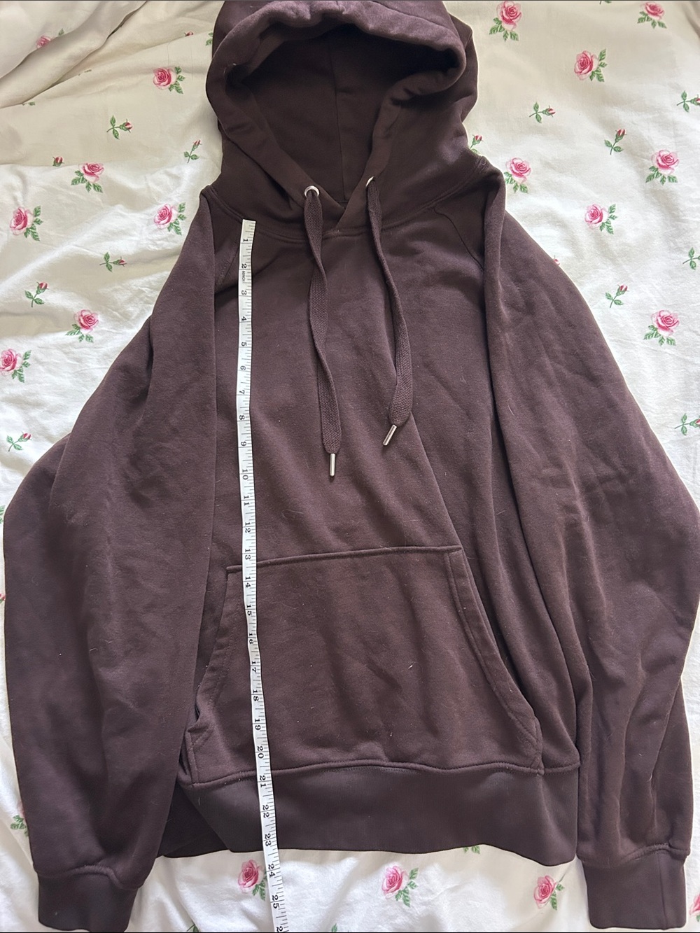 Classic Womens Hoodie Sweatshirt - Brown